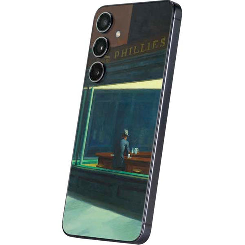 Edward Hopper Nighthawks 1942 Galaxy S25 Skin