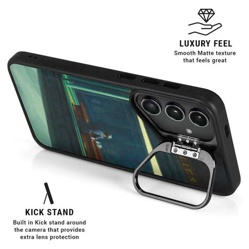 Edward Hopper Nighthawks 1942 Galaxy S25 Ultra Kickstand Case
