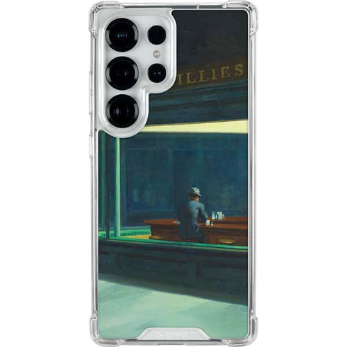 Edward Hopper Nighthawks 1942 Galaxy S25 Ultra Clear Case