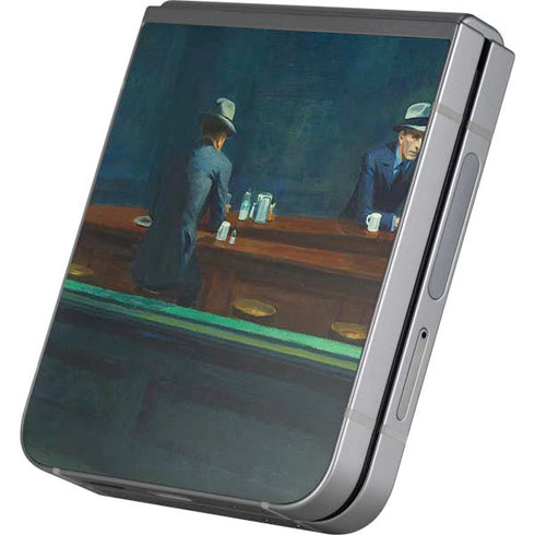 Edward Hopper Nighthawks 1942 Galaxy Z Flip6 Skin