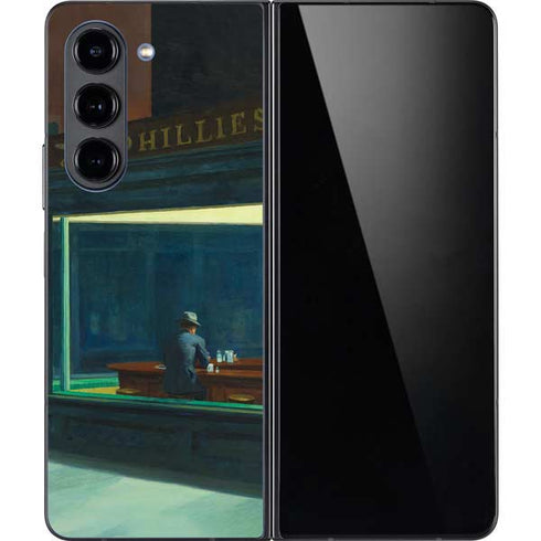 Edward Hopper Nighthawks 1942 Galaxy Z Fold5 5G Skin