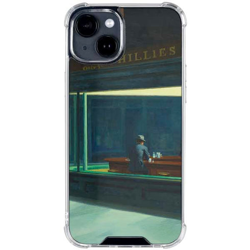 Edward Hopper Nighthawks 1942 iPhone 15 Clear Case