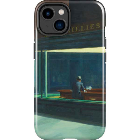 Edward Hopper Nighthawks 1942 iPhone 15 Impact Case