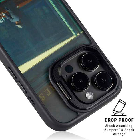 Edward Hopper Nighthawks 1942 iPhone 15 Pro Max Kickstand Case