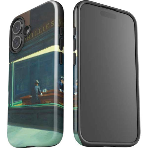 Edward Hopper Nighthawks 1942 iPhone 16 Impact Case