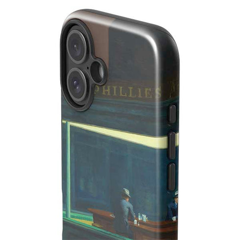 Edward Hopper Nighthawks 1942 iPhone 16 Plus Impact Case