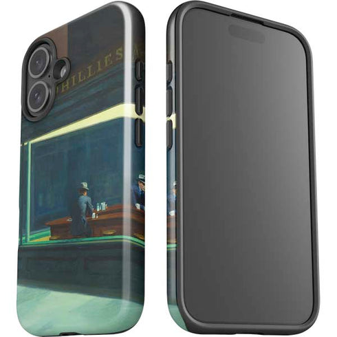 Edward Hopper Nighthawks 1942 iPhone 16 Plus Impact Case