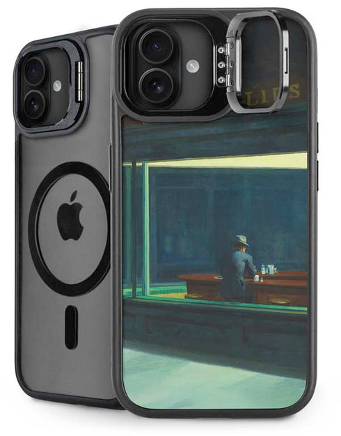 Edward Hopper Nighthawks 1942 iPhone 16 Plus Kickstand Case