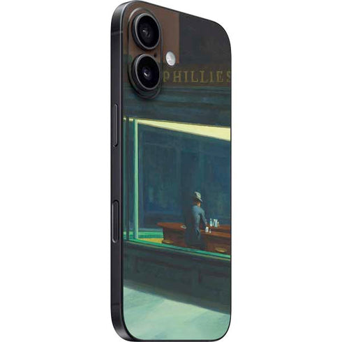 Edward Hopper Nighthawks 1942 iPhone 16 Plus Skin