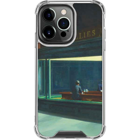 Edward Hopper Nighthawks 1942 iPhone 16 Pro Clear Case