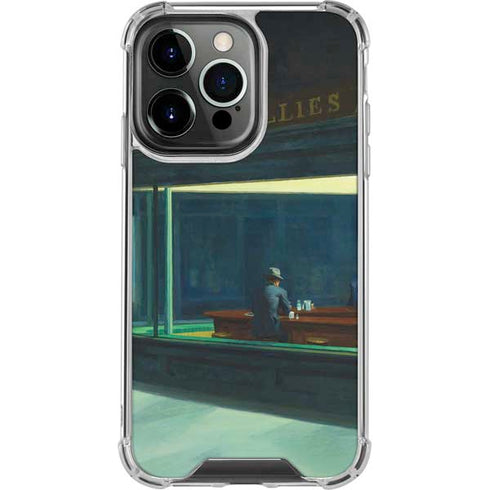 Edward Hopper Nighthawks 1942 iPhone 16 Pro Max Clear Case