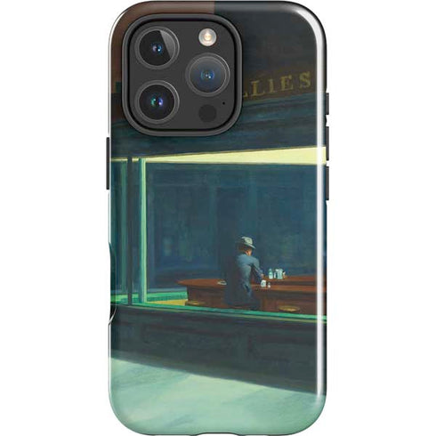 Edward Hopper Nighthawks 1942 iPhone 16 Pro Max Impact Case
