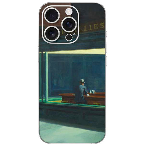 Edward Hopper Nighthawks 1942 iPhone 16 Pro Skin