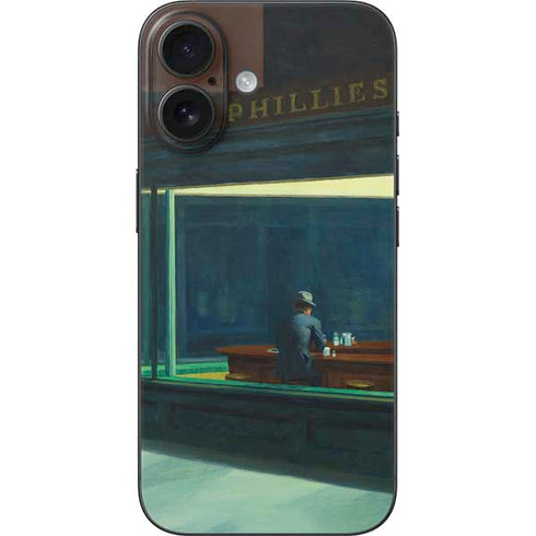 Edward Hopper Nighthawks 1942 iPhone 16 Skin