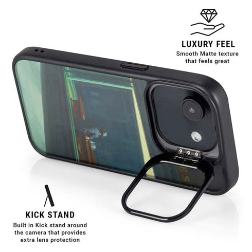 Edward Hopper Nighthawks 1942 iPhone 16e Kickstand Case