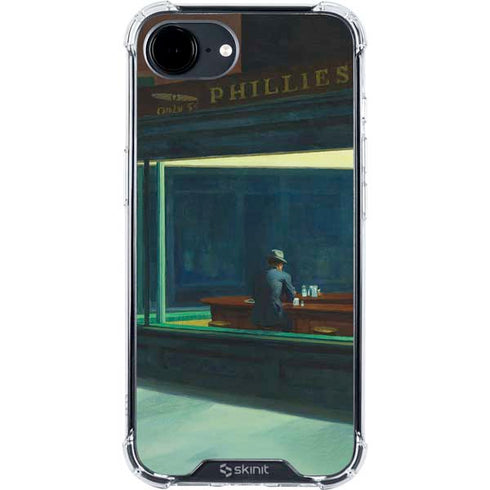 Edward Hopper Nighthawks 1942 iPhone 16e Clear Case