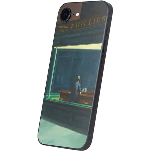 Edward Hopper Nighthawks 1942 iPhone 16e Skin