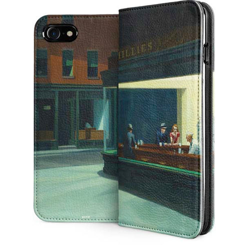 Edward Hopper Nighthawks 1942 iPhone SE (2nd & 3rd Gen) Folio Case