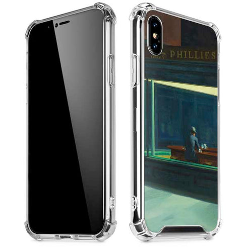 Edward Hopper Nighthawks 1942 iPhone X/XS Clear Case