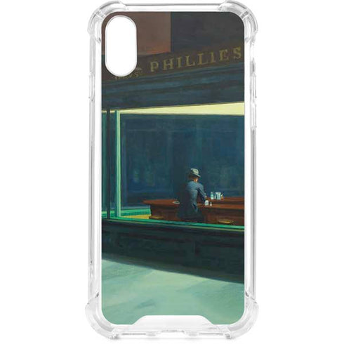 Edward Hopper Nighthawks 1942 iPhone XS Clear Case