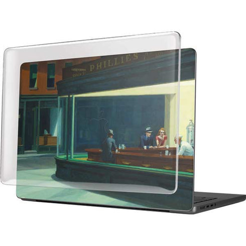 Edward Hopper Nighthawks 1942 MacBook Pro 14in (2021-24) Case plus Skin