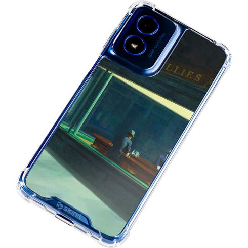 Edward Hopper Nighthawks 1942 Moto G 5G (2024) Clear Case
