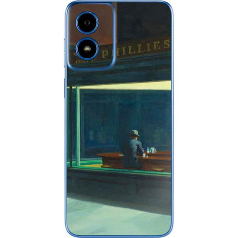 Edward Hopper Nighthawks 1942 Moto G Play 4G (2024) Skin