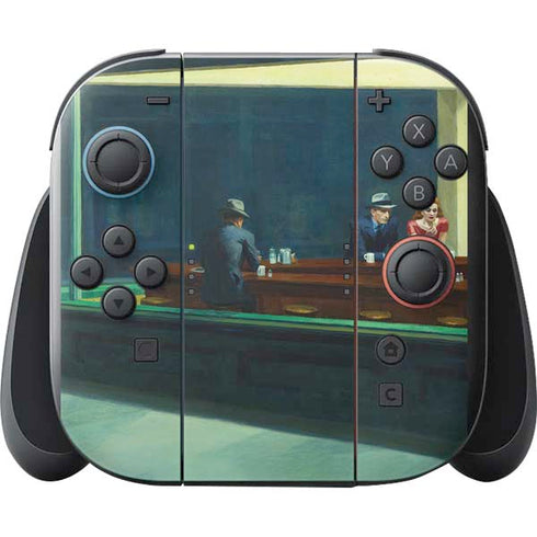 Edward Hopper Nighthawks 1942 Nintendo Switch 2 (2025) with Joy-Con Skin
