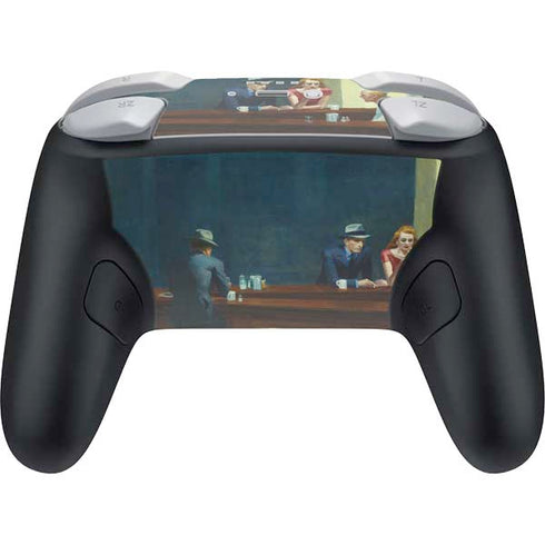 Edward Hopper Nighthawks 1942 Nintendo Switch 2 (2025) Pro Controller Skin