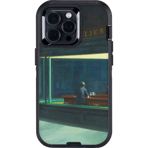 Edward Hopper Nighthawks 1942 Otterbox Defender iPhone Skin