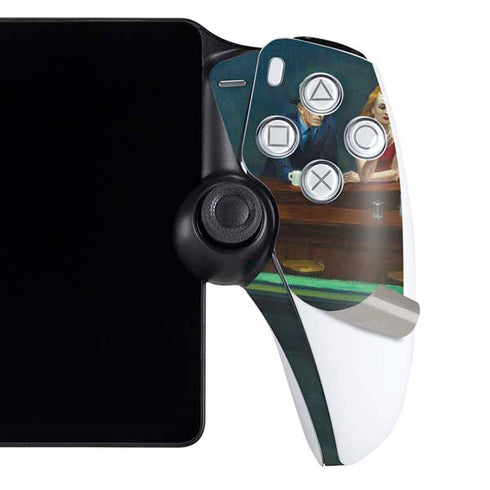 Edward Hopper Nighthawks 1942 PlayStation Portal Remote Player Skin