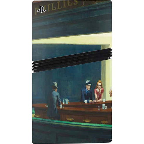 Edward Hopper Nighthawks 1942 PS5 Pro Disk Bundle Skin