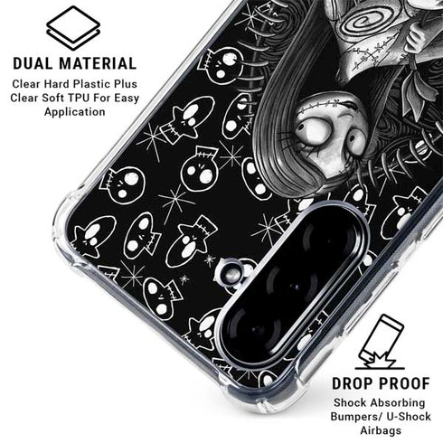 Disney The Nightmare Before Christmas Sally Art Galaxy A36 5G Clear Case