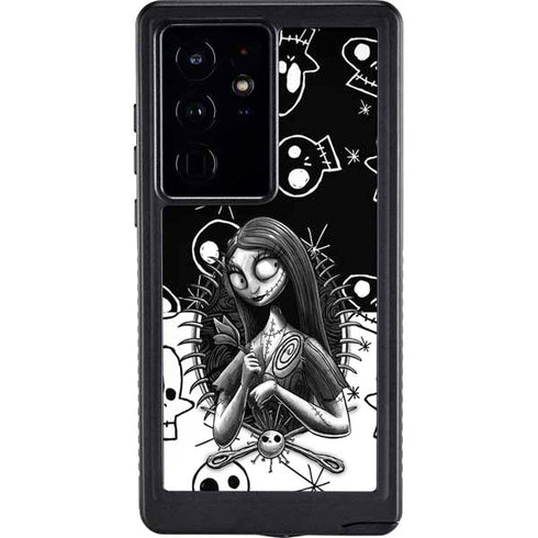 Disney The Nightmare Before Christmas Sally Art Galaxy S24 Ultra Waterproof Case