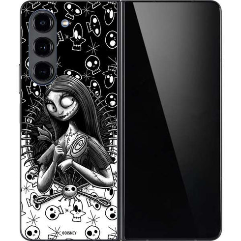Disney The Nightmare Before Christmas Sally Art Galaxy Z Fold5 5G Skin