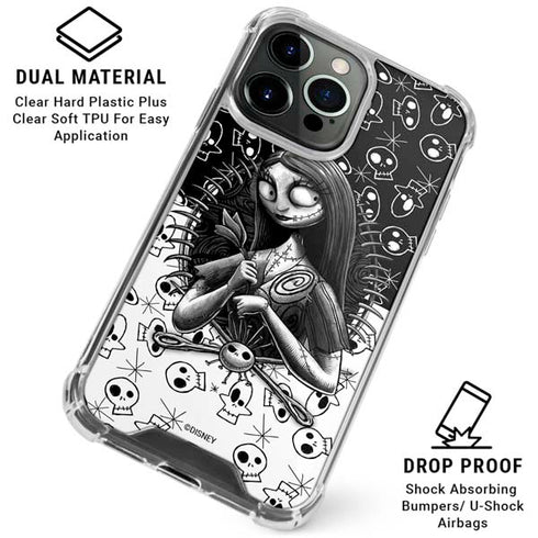 Disney The Nightmare Before Christmas Sally Art iPhone 16 Pro Max Clear Case