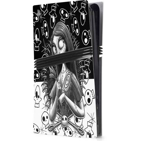 Disney The Nightmare Before Christmas Sally Art PS5 Pro Console Skin