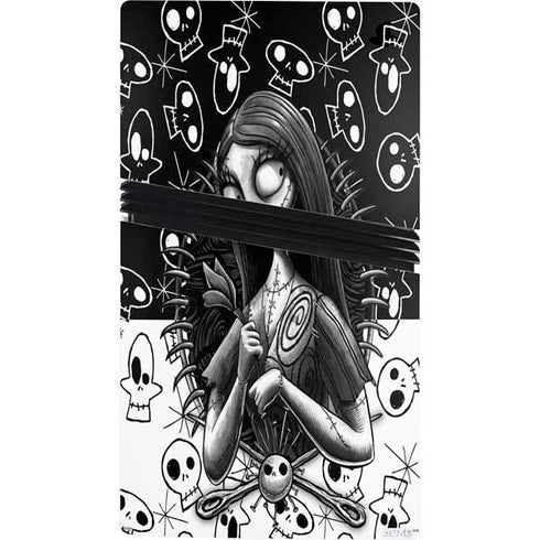 Disney The Nightmare Before Christmas Sally Art PS5 Pro Console Skin