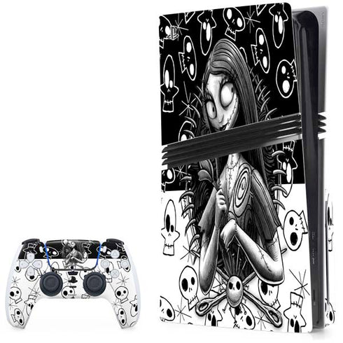 Disney The Nightmare Before Christmas Sally Art PlayStation PS5 Skins