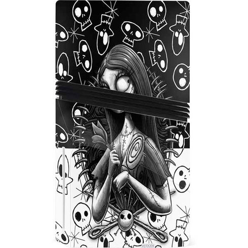 Disney The Nightmare Before Christmas Sally Art PS5 Pro Disk Console Skin