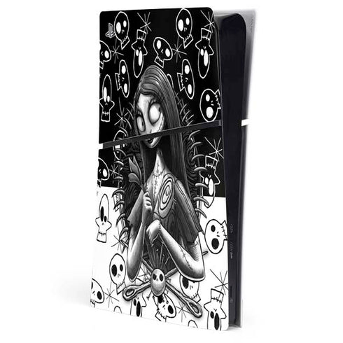 Disney The Nightmare Before Christmas Sally Art PS5 Slim Digital Edition Console Skin