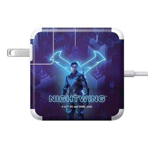 DC Comics Gotham Knights Nightwing 85W Power Adapter (15 and 17 inch MacBook Pro Charger) Skin