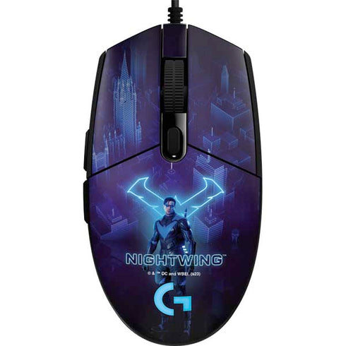 DC Comics Gotham Knights Nightwing G203 Prodigy RGB Wired Gaming Mouse Skin