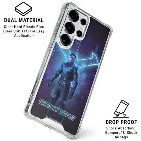 DC Comics Gotham Knights Nightwing Galaxy S25 Ultra Clear Case