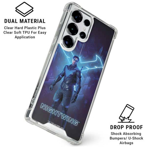 DC Comics Gotham Knights Nightwing Galaxy S26 Ultra Clear Case