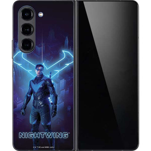 DC Comics Gotham Knights Nightwing Galaxy Z Fold5 5G Skin