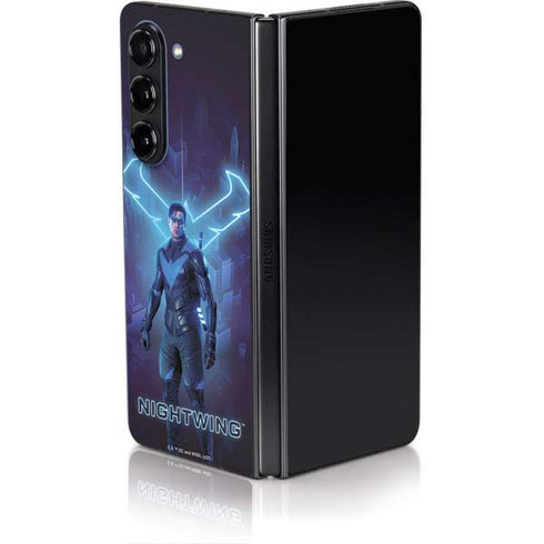 DC Comics Gotham Knights Nightwing Galaxy Z Fold5 5G Skin