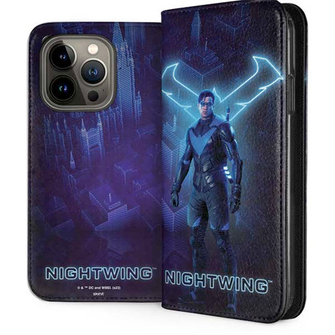 DC Comics Gotham Knights Nightwing iPhone 13 Pro Folio Case