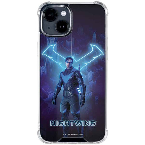 DC Comics Gotham Knights Nightwing iPhone 15 Clear Case