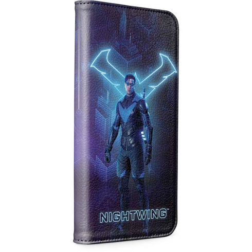 DC Comics Gotham Knights Nightwing iPhone 15 Plus Folio Case
